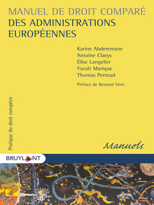 cover image of Manuel de droit comparé des administrations européennes